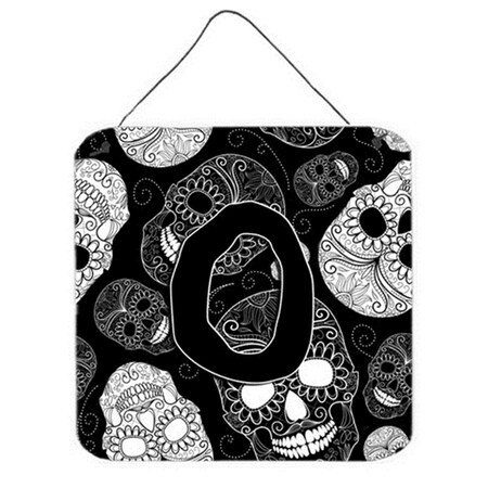 Carolines Treasures Letter O Day Of The Dead Skulls Black Wall and Door Hanging Prints CJ2008-ODS66